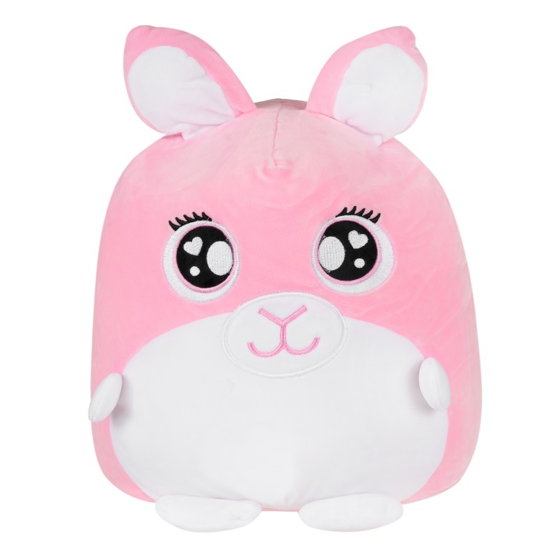 Plush toy pink bunny, 33 cm. HAS