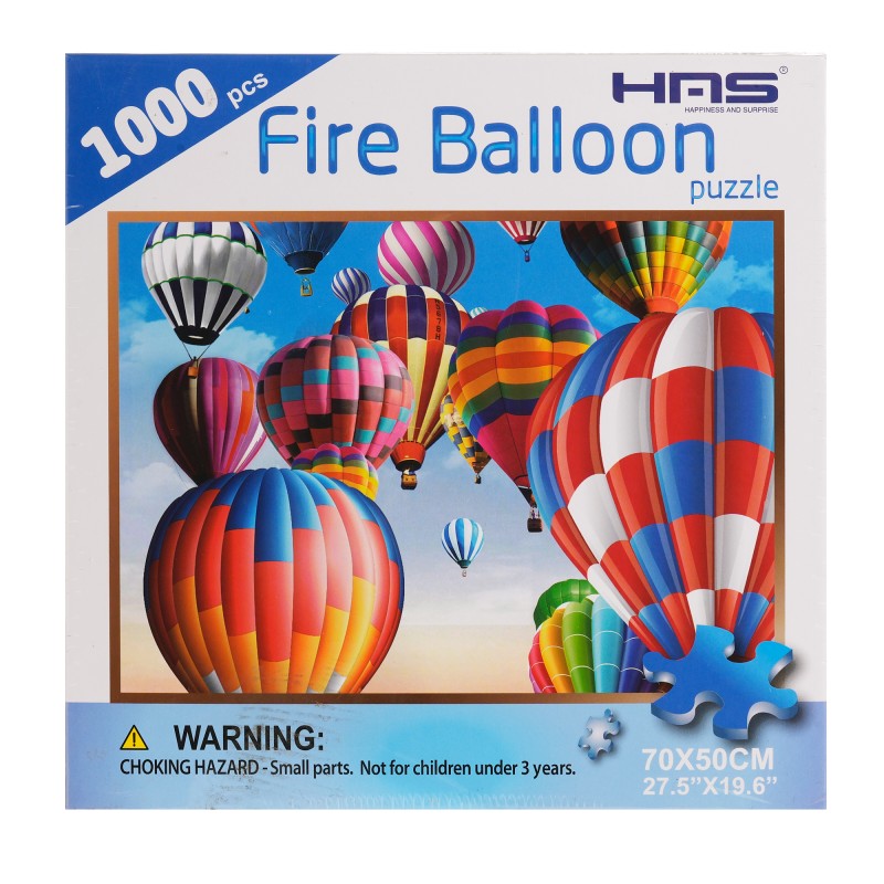 Puzzle „Fliegende Luftballons“, 1000 Teile HAS