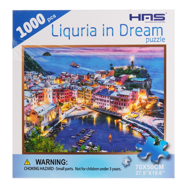 Puzzle Liguria in dreams, 1000 pieces HAS