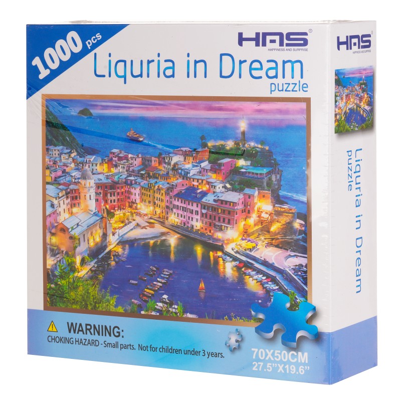 Puzzle Liguria in dreams, 1000 τεμάχια HAS