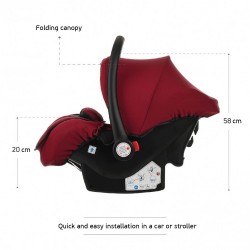 Baby stroller 3 in 1 Fontana and car seat ZIZITO 27570 5