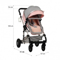 Baby stroller 3 in 1 Fontana and car seat ZIZITO 27562 3