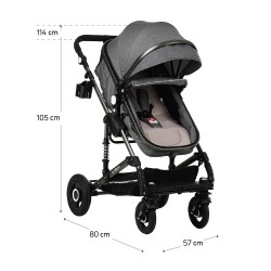Baby stroller 3 in 1 Fontana and car seat ZIZITO 27544 9