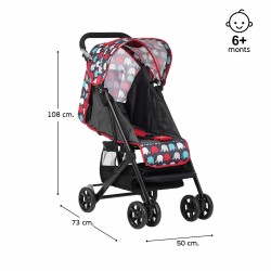 Baby stroller Jasmin - compact, easy to fold and unfold, pink ZIZITO 27792 4
