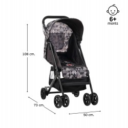 Baby stroller Jasmin - compact, easy to fold and unfold, pink ZIZITO 27788 4